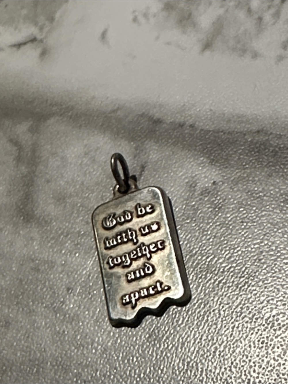 JAMES AVERY \ Retired Sterling Charm / God Be With Us Together & Apart / 925 HTF